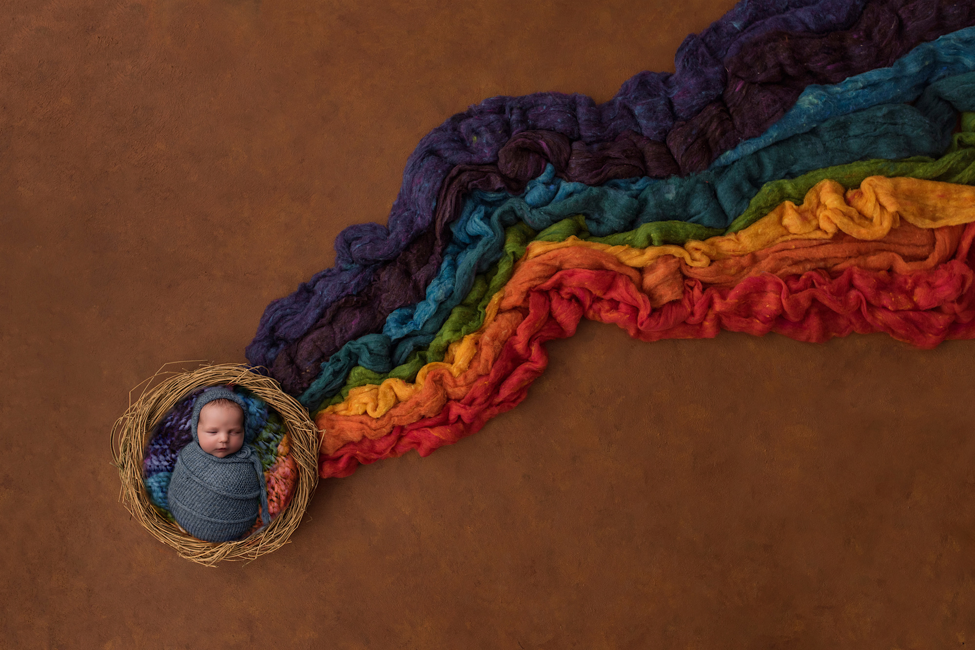 Rainbow baby photography