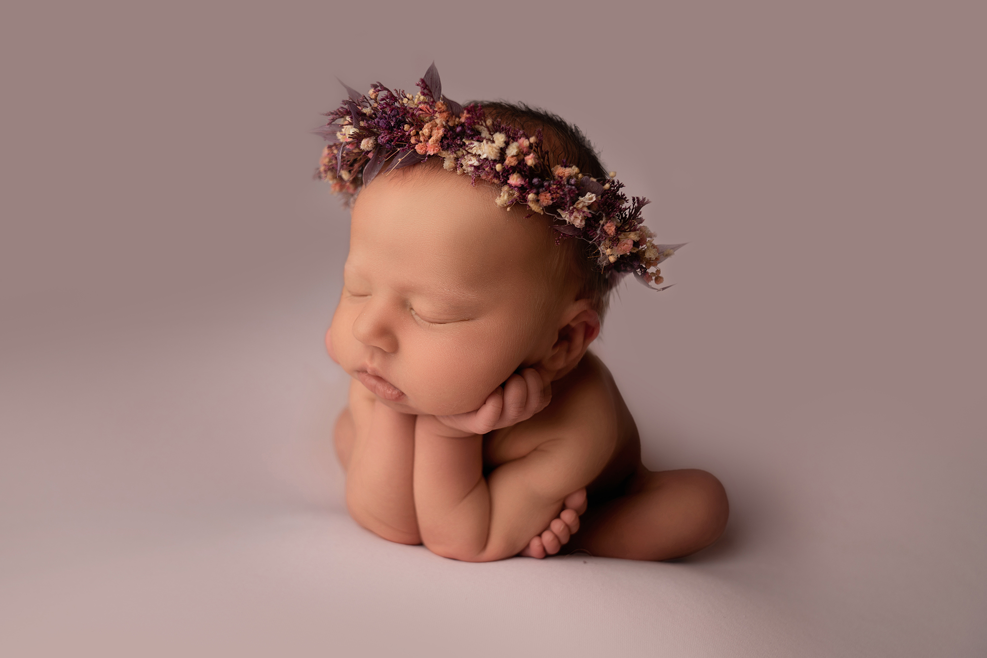 Newborn Rugby Flower Crown